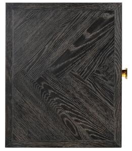 Fekete-arany tölgy éjjeliszekrény Richmond Blackbone 50 x 40 cm