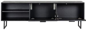 Fekete tölgy TV asztal Richmond Blax 180 x 40 cm