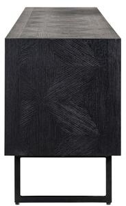 Fekete tölgy TV asztal Richmond Blax 180 x 40 cm