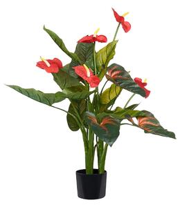 Műnövény ANTHURIUM 95 cm Zöld