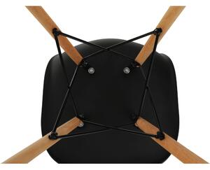 KONDELA Modern szék, bükk+ fekete, CINKLA3 NEW