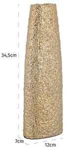 Arany fémváza Richmond Lucino 34,5 cm