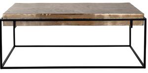 Sárgaréz fém dohányzóasztal Richmond Calloway 123 x 68 cm