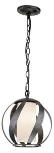 Quintiesse klasszikus loft vintage kültéri függeszték blacksmith fekete opál elsqnblacksmithpobk IP44