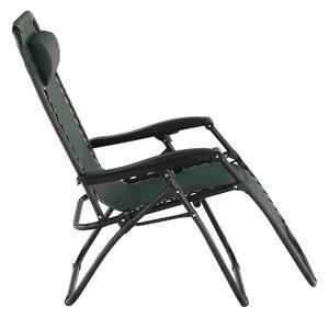 KONDELA Állítható kerti szék, zöld, GERALD