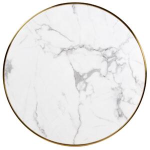 Fehér márvány étkezőasztal Richmond Osteria II. 80 cm