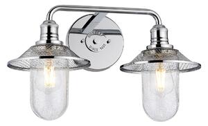 Quintiesse klasszikus fürdőszobai lámpa rigby csiszolt króm elsqn-rigby2-bath-pc IP44