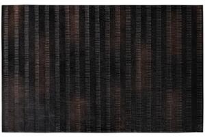 Fekete fém dohányzóasztal Richmond Ventana 58 x 38 cm