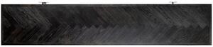 Fekete-ezüst tölgy TV állvány Richmond Blackbone 220 x 42,5 cm