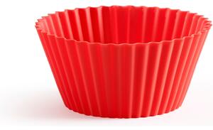 LÉKUÉ LK884825 Silicone Muffin Cups szilikon muffin forma 12db Piros