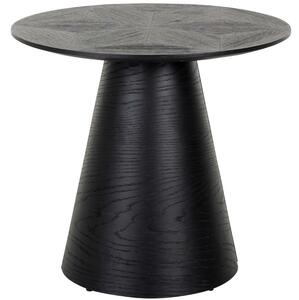 Fekete tölgyfa dohányzóasztal Richmond Blax 58,5 cm
