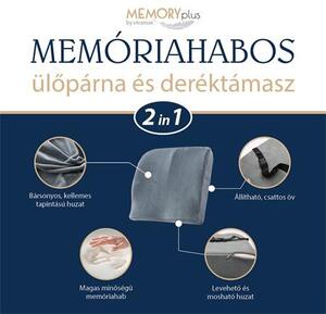 Memóriahabos ülőpárna és deréktámasz (2in1) (GYVMF19)
