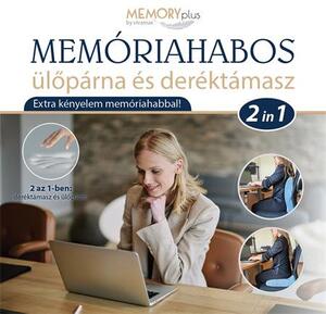 Memóriahabos ülőpárna és deréktámasz (2in1) (GYVMF19)
