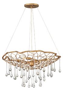 Quintiesse glamour modern függeszték laguna csiszolt arany elsqn-laguna-4p