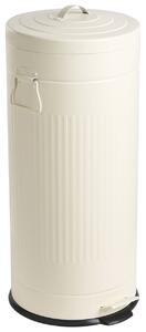 Pedálos szemetes kuka 30 L ECOAURA Fém Bézs