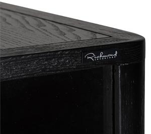 Fekete kőris komód Richmond Monfort 160 x 40 cm