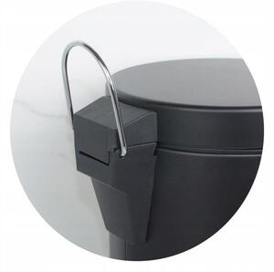 YOKA Home fürdőszobai szemetes (kerek) - fekete