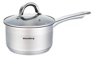 Klausberg Premium szószosedény 2.6L, Ø18 cm- rozsdamentes acél, edzett üveg fedő (KB-7134)