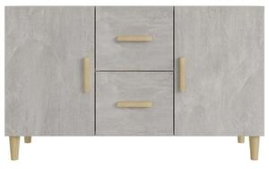 Modern Tálalóasztal - Betonszürke - 100x36x60 cm