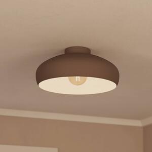 EGLO Mennyezeti világítás Mogano, Ø 40 cm, kávébarna, dimmelhető, Barna / rozsda, Nappali / Étkező, fém, Skandináv