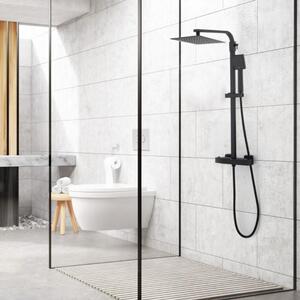 Yoka GiraTherm-30 zuhanyrendszer termosztátos csapteleppel - fekete