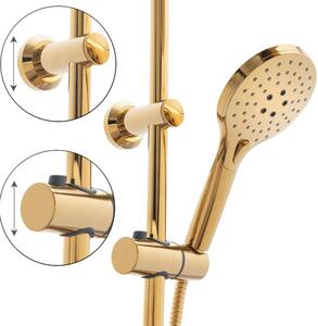Yoka Oman zuhanyrendszer termosztátos csapteleppel - arany