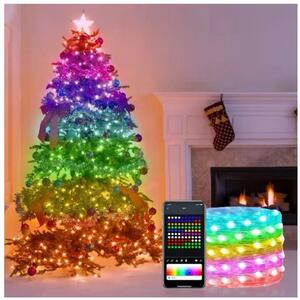 Bluetooth Dreamcolor LED Fényfüzér - Karácsonyi és Party Dekoráció - 10 méter