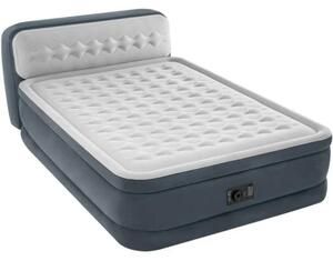 INTEX Ultra Plush felfújható vendégágy fejtámlával és beépített pumpával 152 x 236 x 86 [cm]