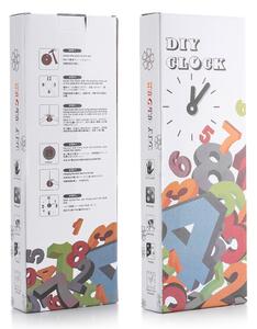 Nagyméretű DIY Modern Halk Falióra – 3D Öntapadós Arab Számos, Arany Színben (90 cm – 1,8 m, szabadon állítható méret)