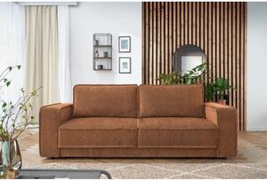 Narancssárgás barna kinyitható kanapé Emile - Bobochic Paris