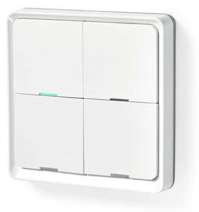 Nedis SmartLife Zigbee 3.0 fali kapcsoló fehér (ZBWS40WT)