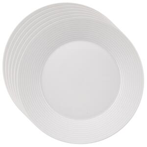 Orion porcelán desszert tányér készlet Mona line 6 db, 19 cm