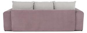 Extra tágas kanapé, lila, őreg rózsaszín, bézs színű, GILEN BIG SOFA