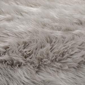 Sheepskin szürke szőnyeg, ⌀ 120 cm - Flair Rugs