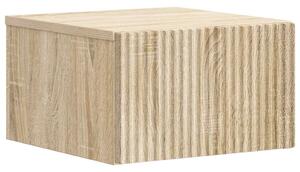 Fali éjjeli szekrény Sonoma Tölgy 33 x 34,5 x 20 cm Szerelt Fa