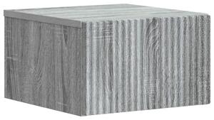 Fali éjjeli szekrény Szürke Sonoma 33 x 34,5 x 20 cm Szerelt Fa