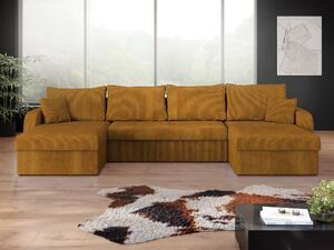 Sarokkanapé Comfivo Melissa II, Kárpit, 80x304x140cm
