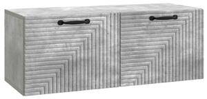 Fali TV szekrény Betonszürke 78,5 x 31 x 30 cm Szerelt Fa