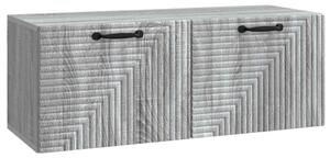 Fali TV szekrény Szürke Sonoma 78,5 x 31 x 30 cm Szerelt Fa