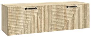 Fali TV szekrény Sonoma Tölgy 98 x 31 x 30 cm Szerelt Fa