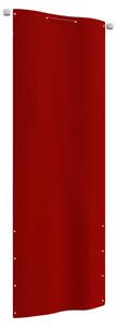 VidaXL piros oxford-szövet erkélyparaván 80 x 240 cm