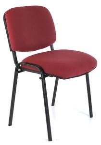 Viva N konferencia szék, fekete lábak, piros