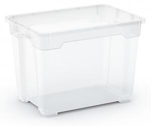 R Box S műanyag tárolódoboz transzparens 17L 37x26x27cm