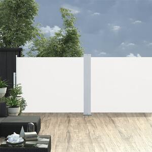 VidaXL krémszínű behúzható oldalsó napellenző 140 x 1000 cm