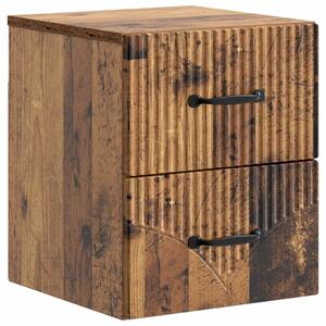 Fali éjjeli szekrény Antik Fa 34,5 x 33 x 40 cm Szerelt Fa