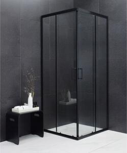 Mexen Rio zuhanykabin 90x90 cm, fekete, beépíthető