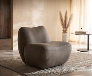 DELIFE Lounge fotel Zena 75x85 cm taupe vintage