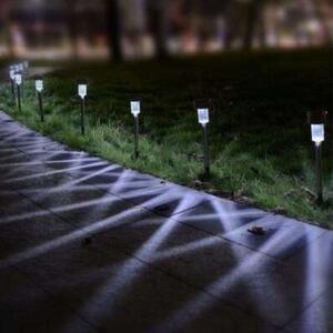 Polifach LED-es kerti Napelemes Lámpa 29,5cm (P-001) - fekete