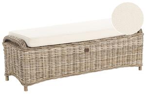 Kerti ottomán SUSUA 140 cm Rattan Természetes