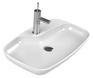 CeraStyle NOVA - PULTRA ültethető - Top Counter - porcelán mosdó - 70 x 43 cm